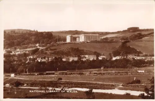 uk13006 national library of wales real photo uk