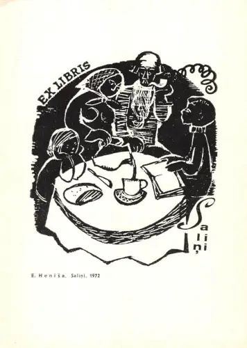 BT15613 E Henisa Salini Paint peintures Postkarte