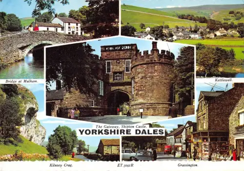 BR90675 yorkshire dales the gateway skipton castle uk