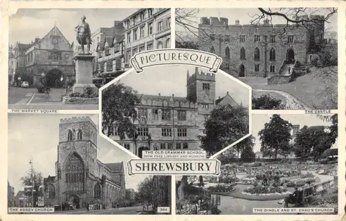 BR67565 malerisches Shrewsbury UK