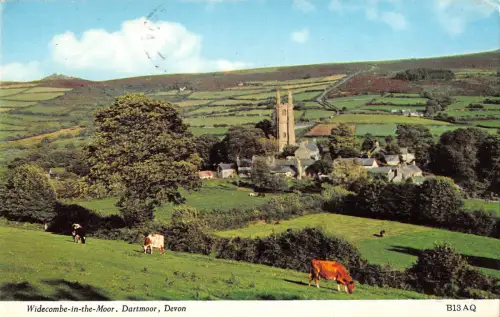 uk7511 widecombe in the moor dartmoor devon uk