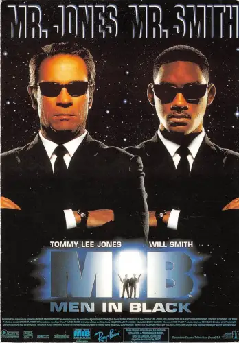B57007 Tommy Lee Jones und Will Smith in Men in Black Filmstar