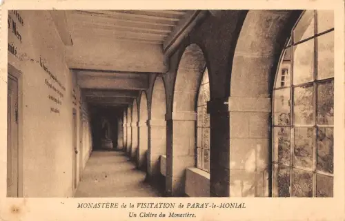 BF7831 paray le monial in cloitre du monasteire france Frankreich