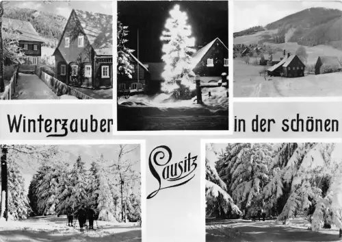 BG1556 winterzauber in der schönen lausitz CPSM 14x9,5cm germany