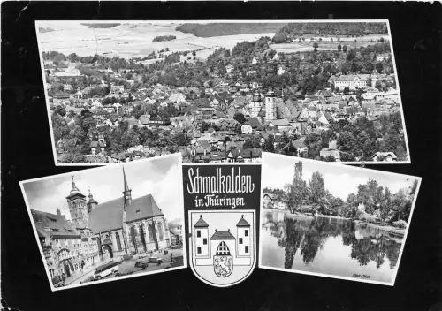 BG387 schmalkalden in thüringen multi views CPSM 14x9,5cm germany