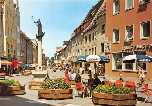 BG10671 Füssen im ostallgau fussgangerzone in der reichenstrasse germany