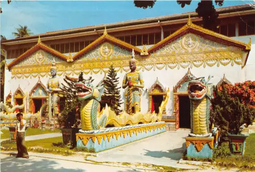 BG21061 ein siamesischer Tempel in Penang W Malaysia