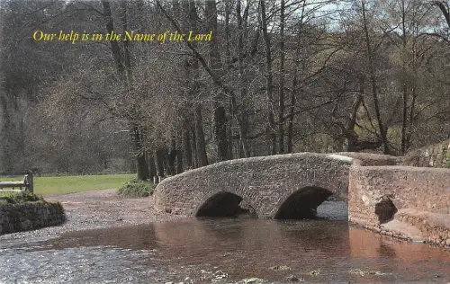 uk6333 our help is in the name of lord uk religion psalm jesus