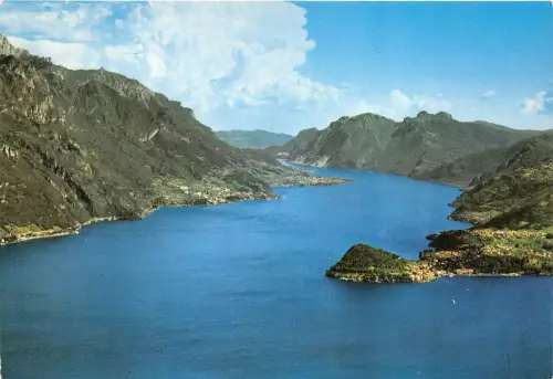 BR31123 Bellagio e il ramo di lecco lago di Como italy