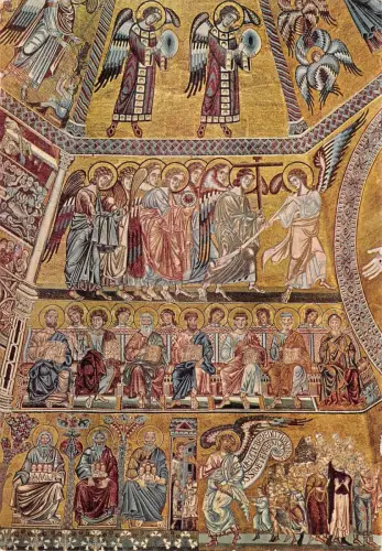 BT1479 firenze battistero di s giovanni angeli Gemälde Postkarte Italien
