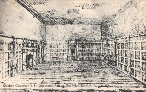 BR79845 Küchenkammer in St. Dunstans Palace Mayfield Postkarte UK