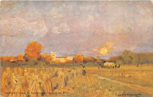 auk41134 Erntezeit in Northamptonshire UK