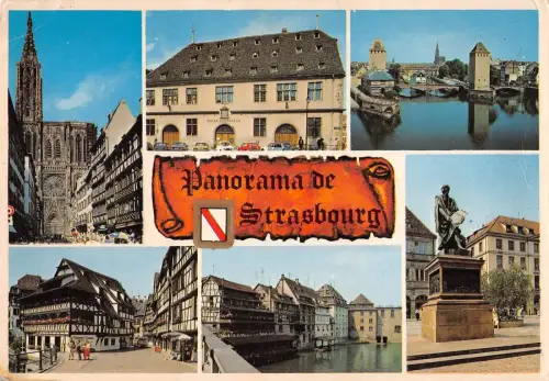 BT8751 Strasbourg la cathedrale et la rue merciere France