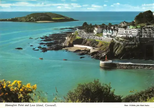 B102579 hannafore point and looe island cornwall uk