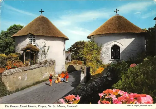 BR81946 the famous round houses veryan st mawes cornwall uk