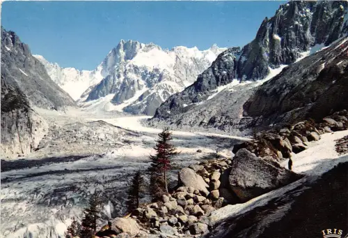 BR25588 Chamonix mont Blanc la Mer de Glace 2 Scans Frankreich