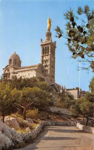 BR85644 marseille basilique notre dame de la garde france