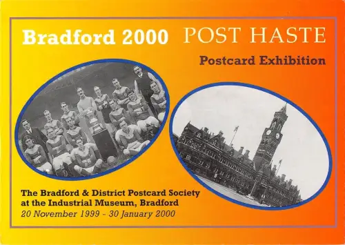 BR83424 Bradford 2000 Post Eile Postkarte Ausstellung UK