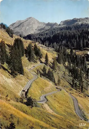 BR51964 Route du col de la Joux Verte Ankunft au village des lindarets Frankreich