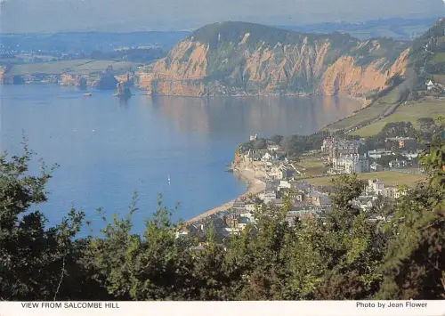 B97371 Ansicht von Salcombe Hill UK