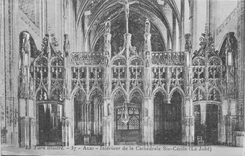 BG24879 le tarn albi interieure de la cathedrale ste cecile france