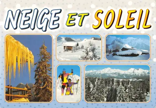 BT12579 Neige et soleil Ski Sport