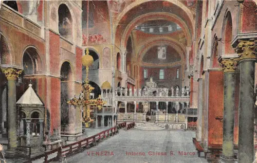 Br34044 Venezia Interno Chiesta S. Marco Italien