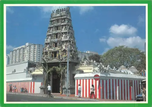 BT13624 Sri Mariamman Tempel ist der älteste Hindu Tempel in Sin Singapur