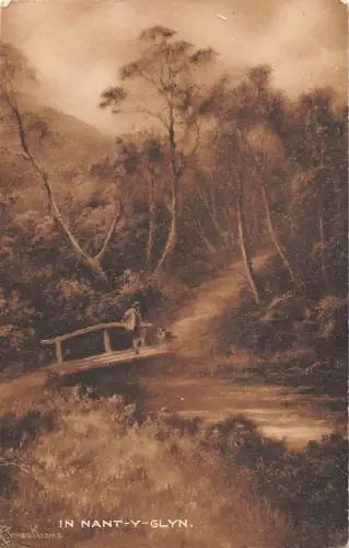 uk367 in nant y glyn wales real photo uk