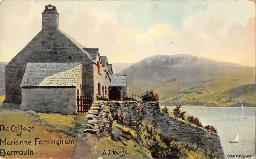 uk29746 cottage of marianne farningham barmouth wales uk