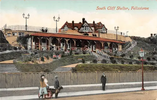 BR102159 South Cliff Shelter Felixtowe UK