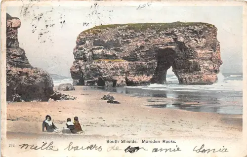 BR59526 South Shields Marsden Rocks UK