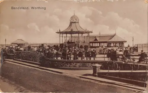uk16441 Bandstand worthing real photo uk