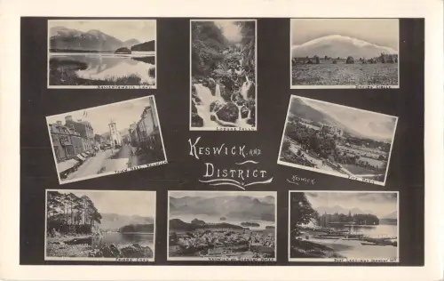 uk29439 keswick and district real photo uk