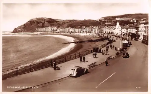 uk30450 aberystwyth wales real photo uk