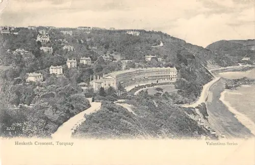uk30472 hesketh crescent torquay real photo uk