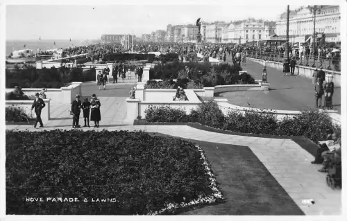 uk13802 Hove Parade and Lawns Brighton Echtfoto UK