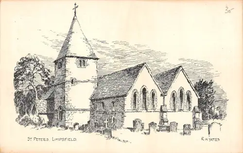 BR79492 St Peter S Limpsfield Postkarte UK