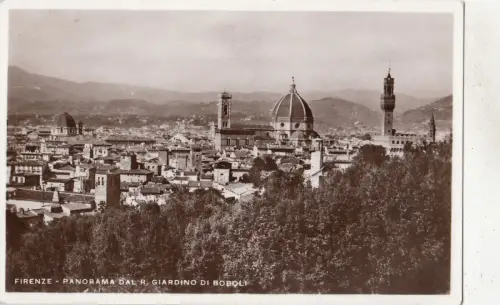 BG26407 firenze panorama dal r giardino di boboli italy