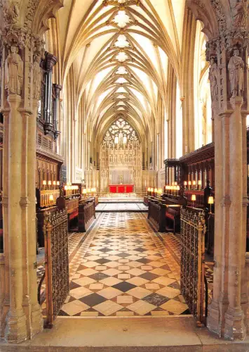 BR75853 bristol cathedral the chor uk
