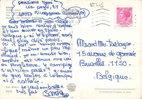 BT0415 Veduta Aerea Rimini Italien