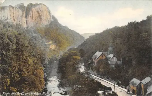 BR099972 High Tor and River Derwent Matlock UK