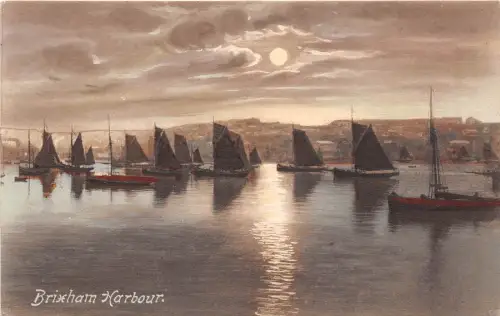 BR59644 Brixham Hafen Postkarte UK