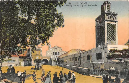 BF18323 oran mosquito et eglise st louis algeria