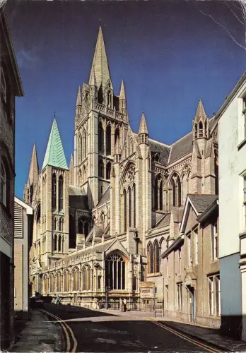 BR89569 truro cathedral st mary s aisle uk