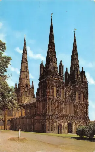 BR66446 the cathedral lichfield uk 14x9cm