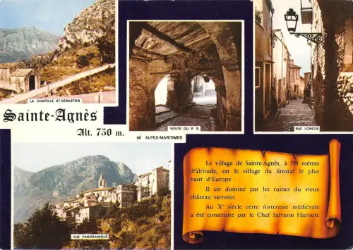 BT10389 Ste Agnes village du littoral le plus aut d europe France