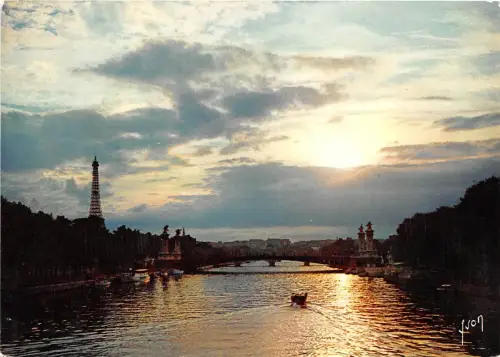 BR30475 Paris Coucher de Soleil sur la Seine Frankreich