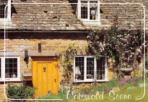BR92013 Cotswold Szene Cottage in Snowshill UK