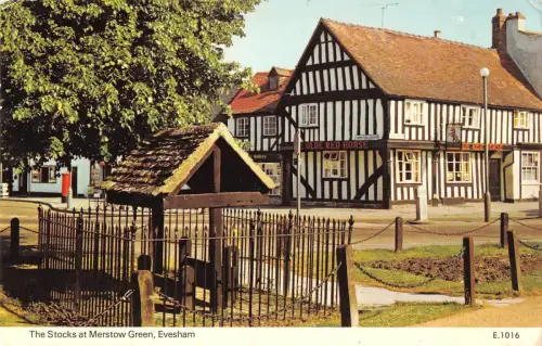 B101427 die Bestände bei Merstow Evesham UK 14x9cm